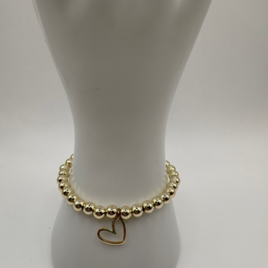 modern heartline bracelet